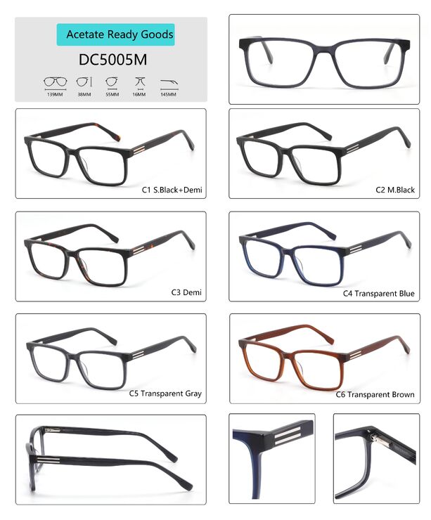 Оправа пластиковая из ацетата с флексом Big City DC5005M