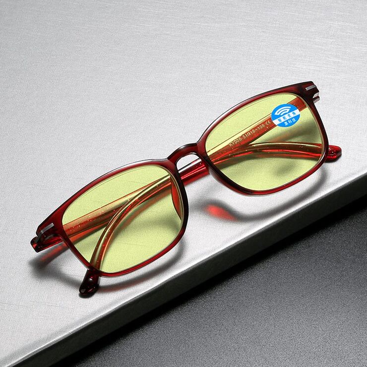 Очки пластиковые TR90 для чтения, ночного видения, защитой Blue ray cut, Zoom от +1.00 до +6.00, KY008-4智能变焦