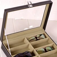 Glasses holder display with 8 slots