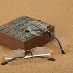 Очки металлические бифокальные для чтения KY9043, диоптрии от +1.00 до +4.00