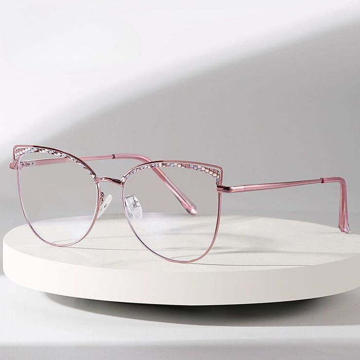 Очки металлические с защитой от синего света 9751-GT